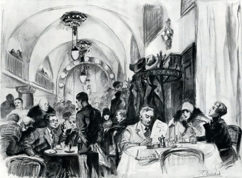 Eine unglaubliche Begegnung im Romanischen Café